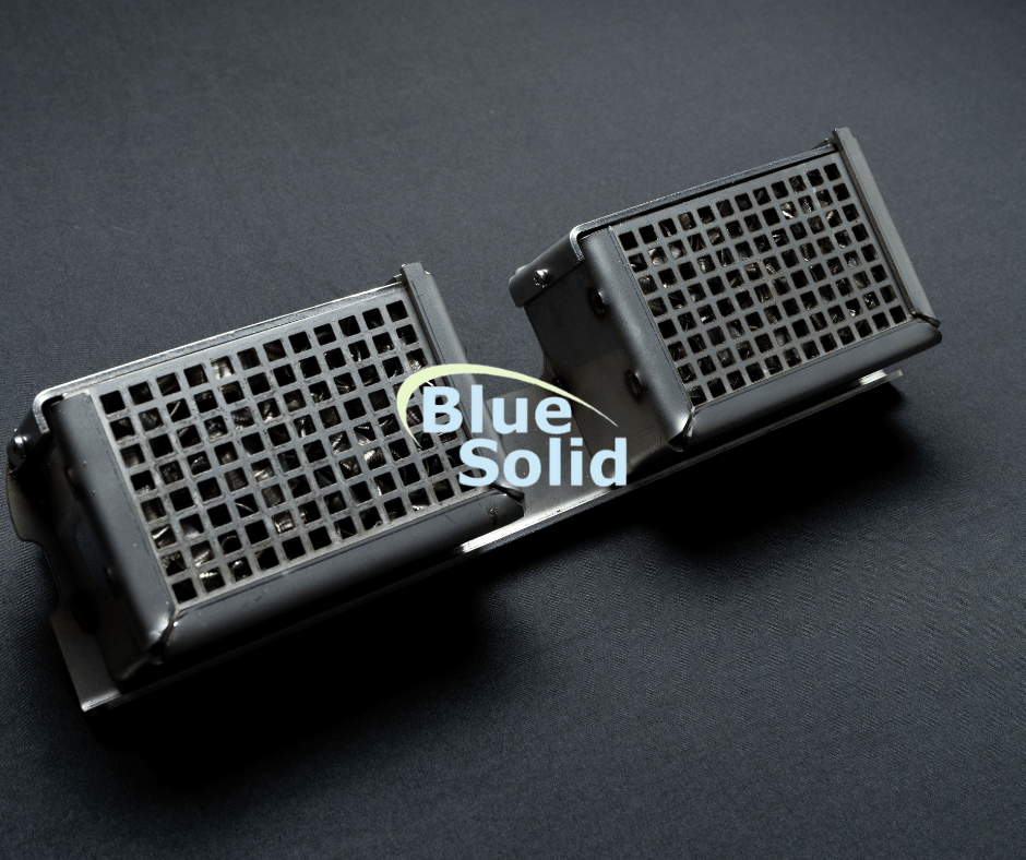 katalysator pelletkachel houtrook geur bluesolid