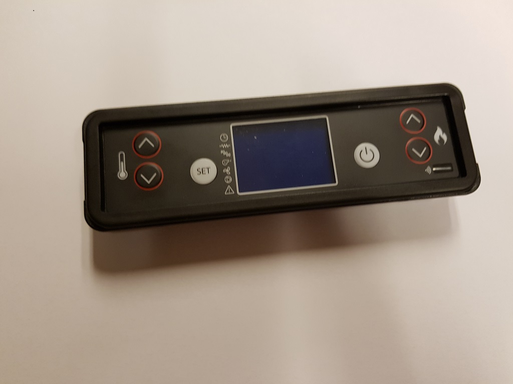 6 knops LCD display (Afm: 166x51mm)