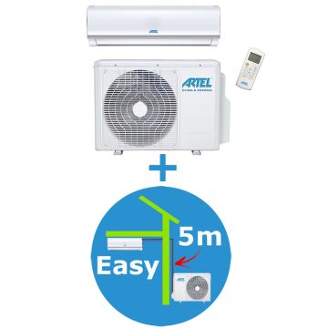 Singele split airco plus leidingen