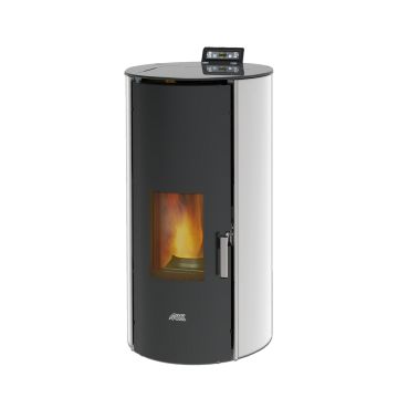 Pelletkachel CV biomassaketel 24 kW wit 