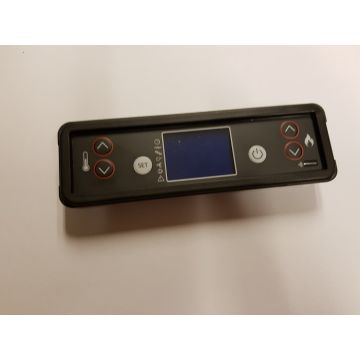 6 knops LCD display (Afm: 166x51mm)
